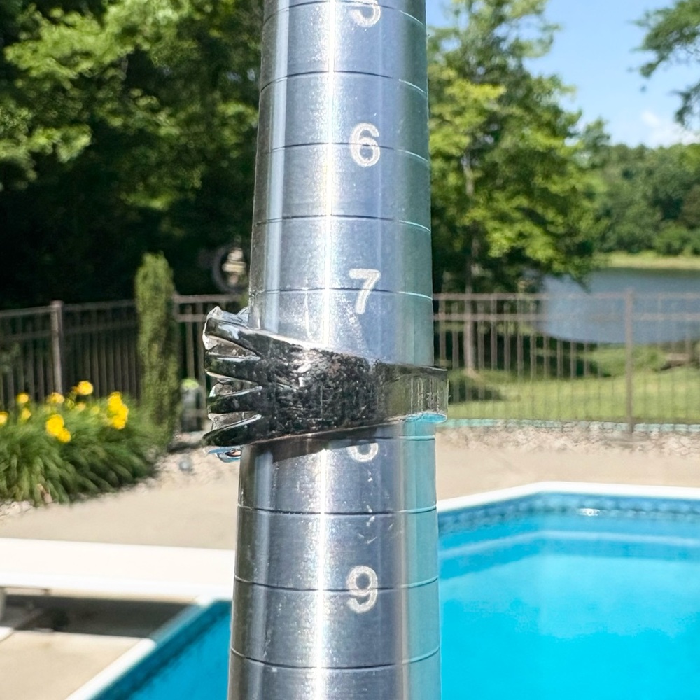 Elegant Silver Tone Multi-Band Stack Ring - image 4